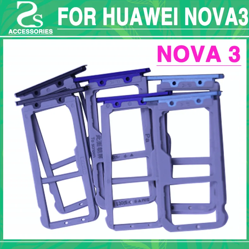Rear New Nova 3 SIM Card Tray for Huawei nova3 SD Card Sim Card Holder
