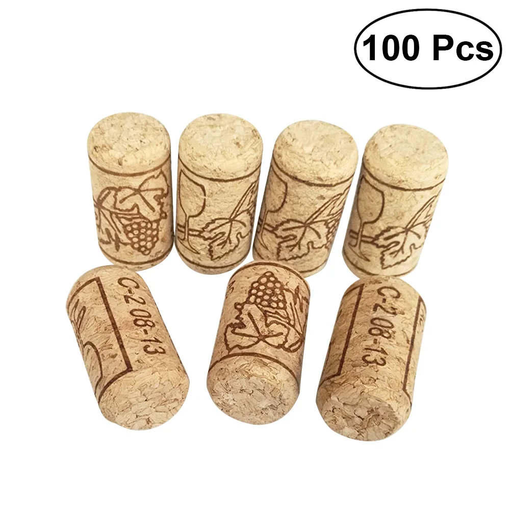 

100pcs Wine Corks Stopper Wine Bottle Cover Reusable Wine Corks Sealing Wine Bottle Stopper For Bottles Bar Kitchen Accessories