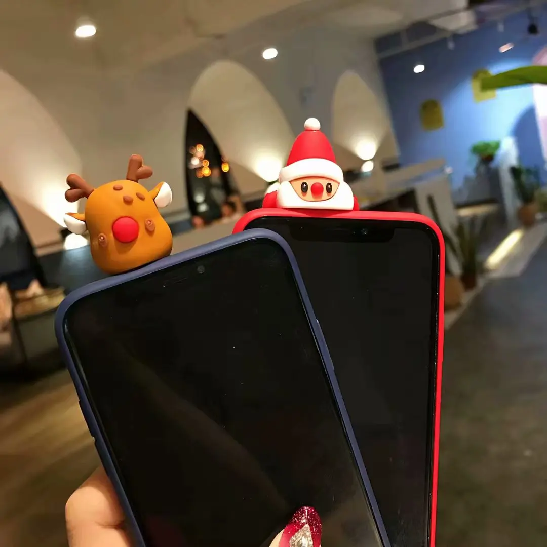 Рождественский праздничный чехол для Xiaomi 6 6X8 8SE Max 3 Pro Redmi Note 4X S2 модный Задний Бампер защитный чехол