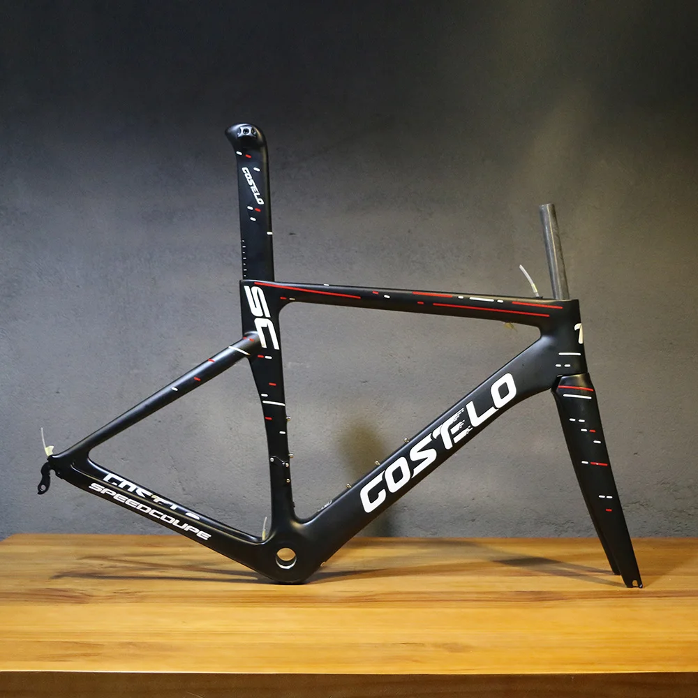 Скидка Costelo Speedcoupe 2,0 полный углеродного волокна дорожный мотоцикл Велосипеды frame bicicleta frame дешевые рамы велосипеда 48 51 54 56