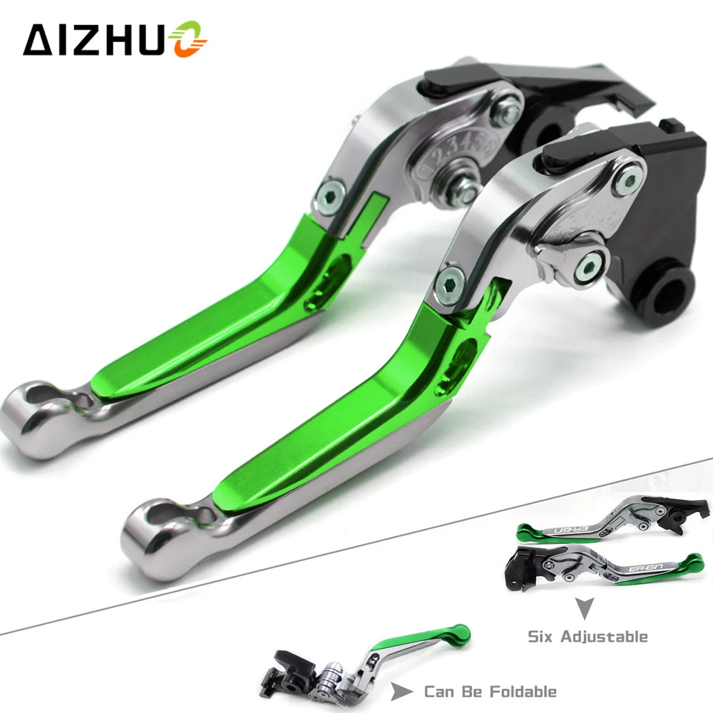 CNC Aluminum Motorcycle Brake Clutch Levers Adjustable Folding For