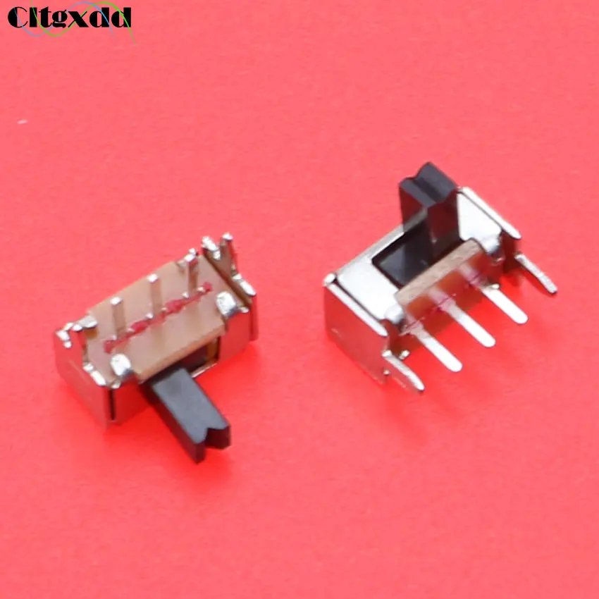

cltgxdd 1pcs Toggle switch SK12D07VG4 3 Pin PCB 2 Position 1P2T SPDT Miniature Slide Switch Side Knob