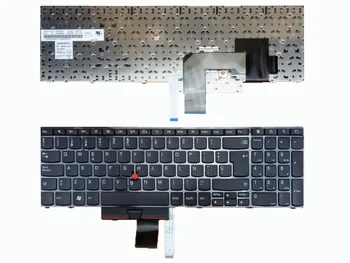 

New SP Laptop Keyboard For ThinkPad E520 GLOSSY FRAME BLACK With Point stick PN:0A62085 Notebook Replacement keyboards