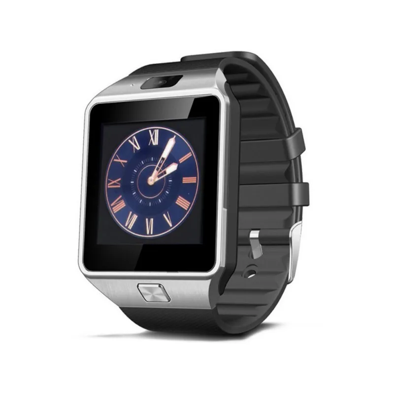 DZ09 Bluetooth Смарт часы Smartwatch Android телефонный звонок Relogio 2G GSM SIM TF карта камера для iPhone samsung huawei - Цвет: Серебристый