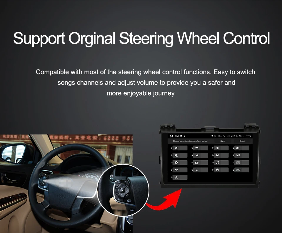 Clearance 9 inch Car Radio DSP For Toyota Land Cruiser Prado 120 LEXUS GX 470 GPS Navi Bluetooth Wifi Video Out Android Multimedia Player 10