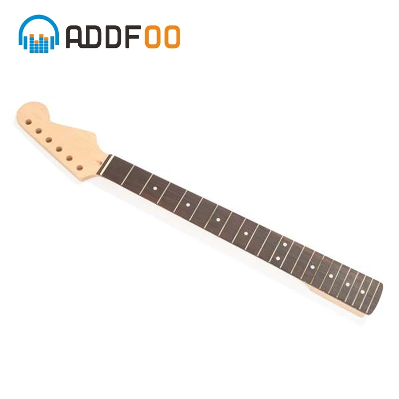 

ADDFOO Maple/Rosewood Guitar Neck 22 Frets on Rosewood Strat Shred Neck Fret Electric Guitar Fingerboard Clear Finish