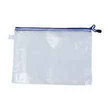 PPYY NEW-12 шт белые пластиковые молнии файлы ручка документов папки в виде сумок карманы