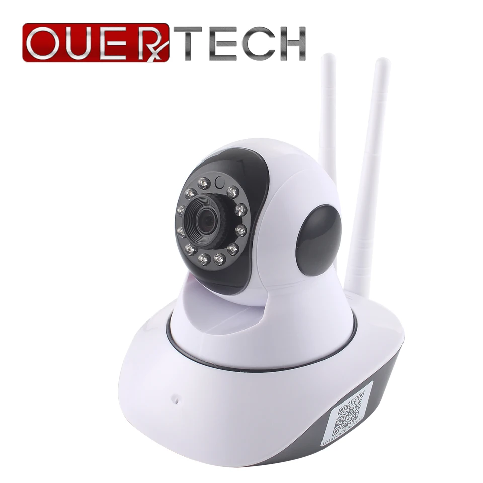 

OUERTECH Two way audio Night vision 1080P Wireless Rotating Smart IP Camera support PTZ control remote access 64g baby monitor