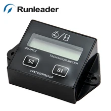 2 шт./лот rl-hm011b Водонепроницаемый цифровой тахометр Тахометр счетчика для газовых морской водный мотоцикл велосипед ямы Лодка ATV струи