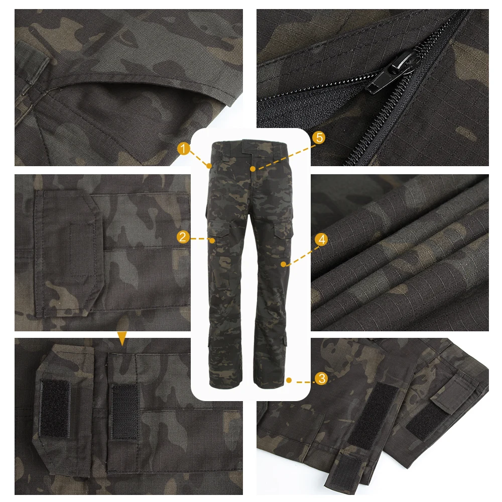 Отличные элитные мужские брюки-карго G3, военные камуфляжные мешковатые мужские спортивные брюки с несколькими карманами