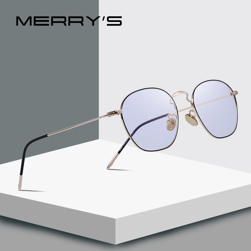 MERRY'S DESIGN Мужские/Женские Модные прямоугольные очки ретро синий свет Блокировка