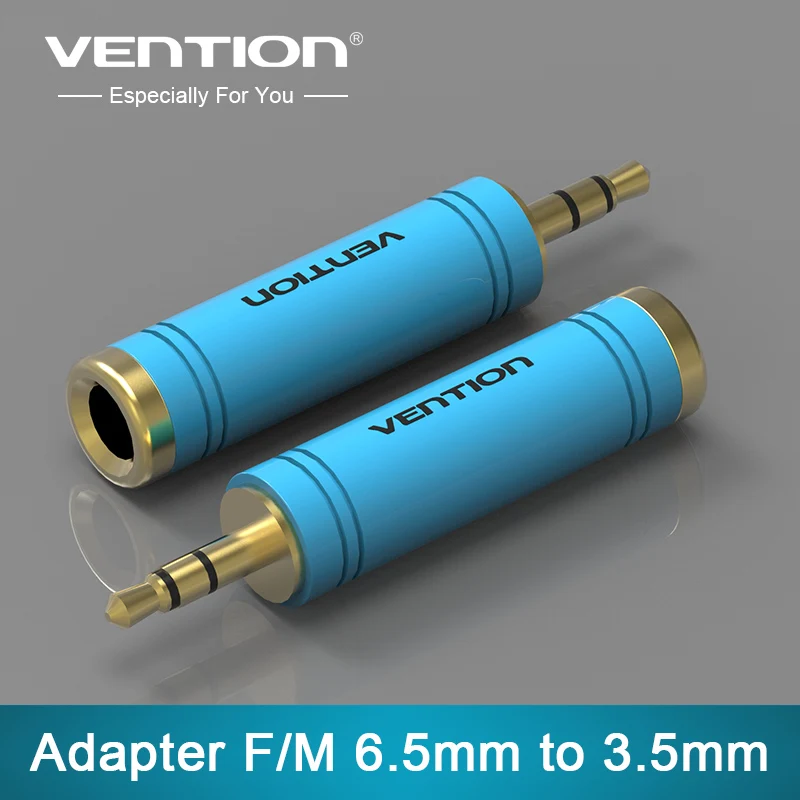 

Vention New 1pcs Gold 3.5mm Male to 6.35mm Female Audio Adapter Jack Stereo Converter Cable For Microphone