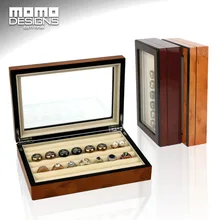 Деревянные ювелирные запонки на тему бокса коробка деревянная коробочка для колец коробка для сережек Подгонянные запонки ссылка хранения случае драгоценности дисплей