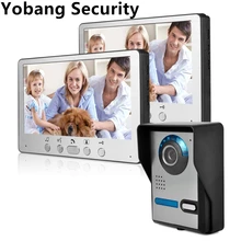 Yobang Security Freeship IR Night Vision for Villa Door bell 7″TFT LCD Color Video Door Phone Doorbell Intercom System
