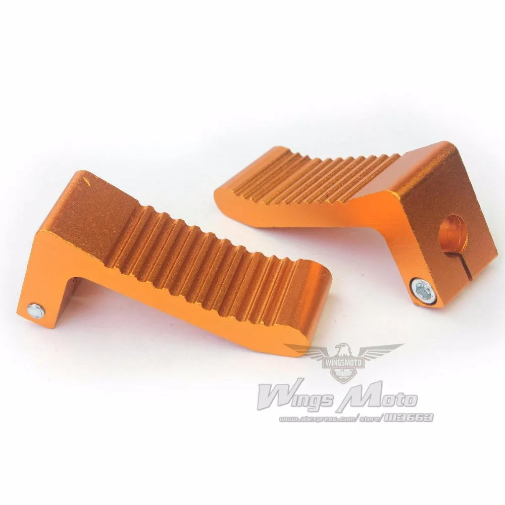 CNC Pocket Bike Racing Foot Pegs Foot Rests Minimoto 47cc 49cc Racing