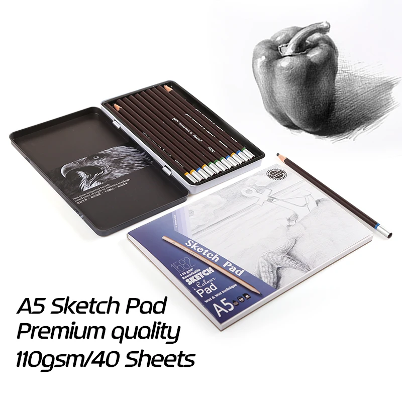 Dainayw Premium A5 40Sheets Sketch Pad Notebook Sketch Book For Drawing