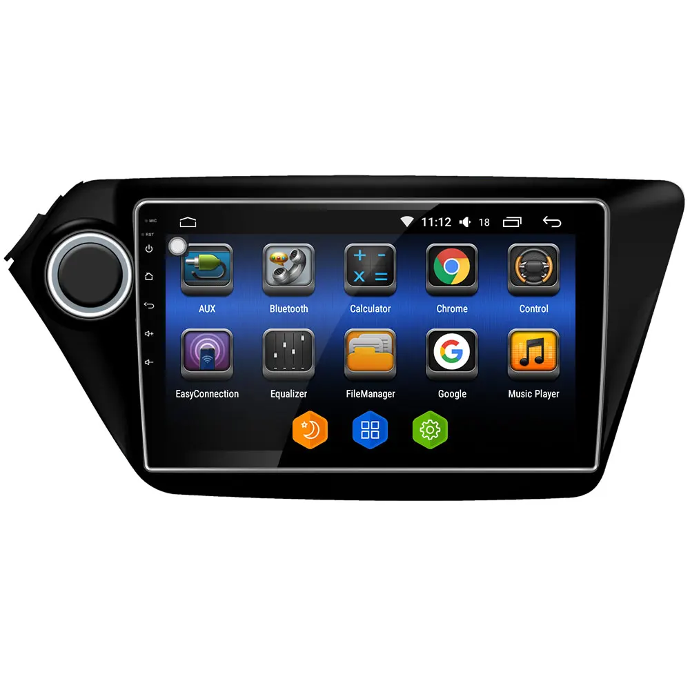 Cheap 9" IPS 4G DSP Carplay Android 8 Octa Core 4GB RAM 64GB ROM RDS Car DVD Multimedia Player Radio Stereo For Kia K2 Rio 2010-2014 1