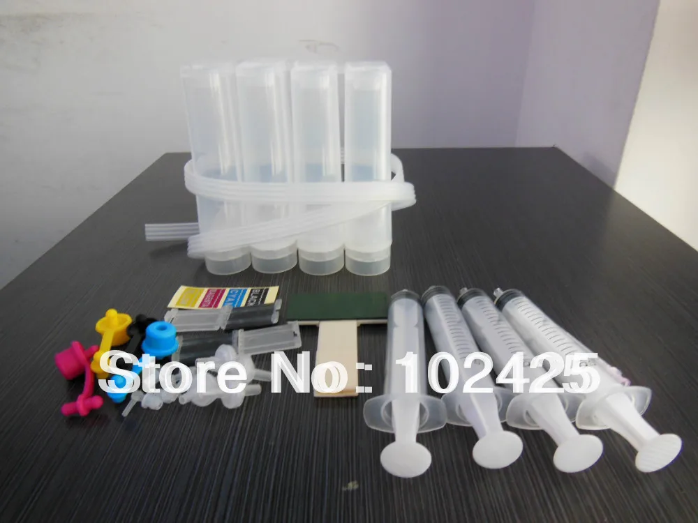 

Universal 4 Color CISS kits with all accessaries ink tank For Epson/HP/Canon/Brother printers CISS DIY kits ink system