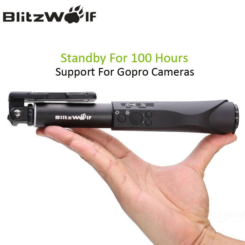 BlitzWolf Bluetooth Wireless Selfie Stick Universal
