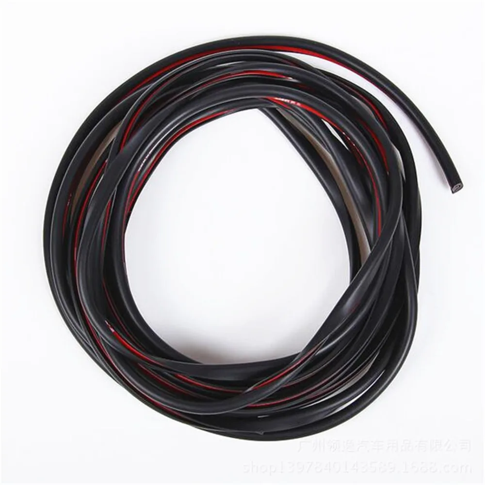 5M Car Door Protector Rubber Strips Car Styling Anti Collision Strip Door Edge Guard Side Mouldings Strip Scratch Protector