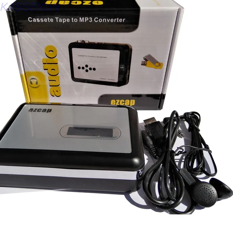 Cassette to MP3 converter USB Flash disk no pc need analog audio cassette to digital MP3 format