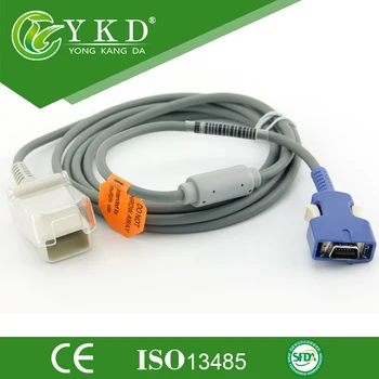 

Hot Sale! Oximax DOC-10 SpO2 Adapter Cable, 14pin>DB9F, medical TPU , Free Shipping