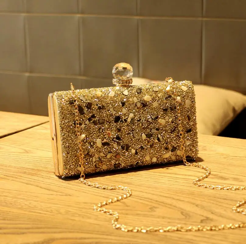 

Luxury Messenger Bags For Women Female Diamond Handbags PU Leather Shoulder Bags Girls Fashion Square Sequin Crossbody Bag