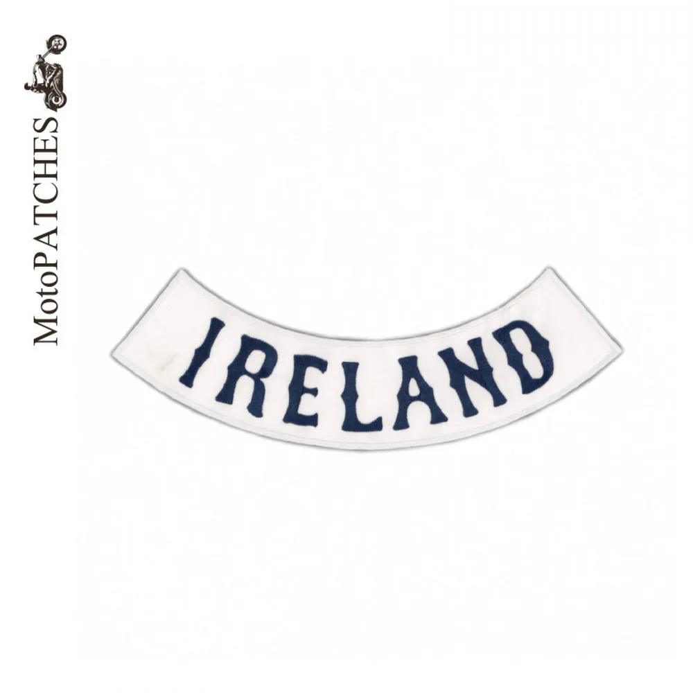 MotoPATCHES IRELAND Motorcycle Jacket Biker Vest Patches For Clothes