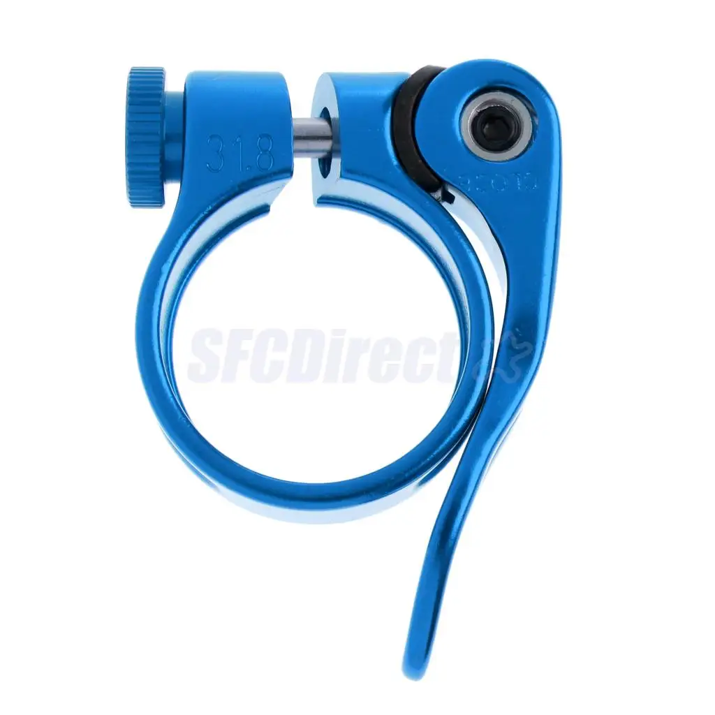 31.8mm Bicycle Seat Clamp Seatpost Clip Tube Lock  Aluminum Alloy Road MTB Cycling Bike Bicycle Quick Release Seatpost Clamp