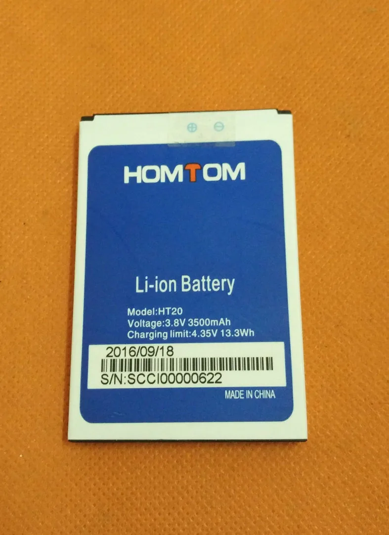 Original 3500mAh battery Batterie Batterij Bateria For HOMTOM HT20 MTK6737 Quad Core HD 1280x720 | Мобильные телефоны и