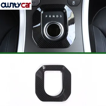 

Carbon Fiber Style ABS Plastic Accessories For Landrover Range Rover Evoque 12-17 Gear Shift Frame Cover Trim