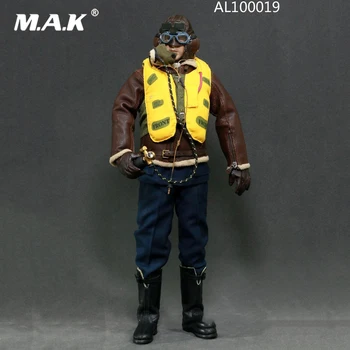 

In Stock AL100019 1/6 Full Set Military Soldiers Action FigURE Model WWII Royal Air Force Pilot Figure Toy for Collection Gift
