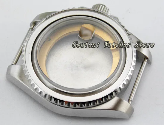 43 мм Parnis стерильные часы с сапфировым стеклом чехол+ рамка Калибр ETA 2836 Mingzhu 2813/3804 наручные часы