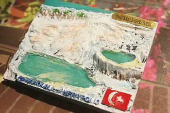 

Hierapolis, Pamukkale, Turkey Tourist Travel Souvenir 3D Resin Fridge Magnet Craft