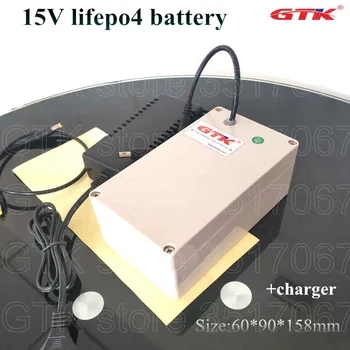 

1pcs Lifepo4 15v 10Ah battery 16v 5Ah 6Ah 7Ah 8Ah 12Ah 5S 3.2v 18v for external camera flash Led light toys + 3A Charger DC plug