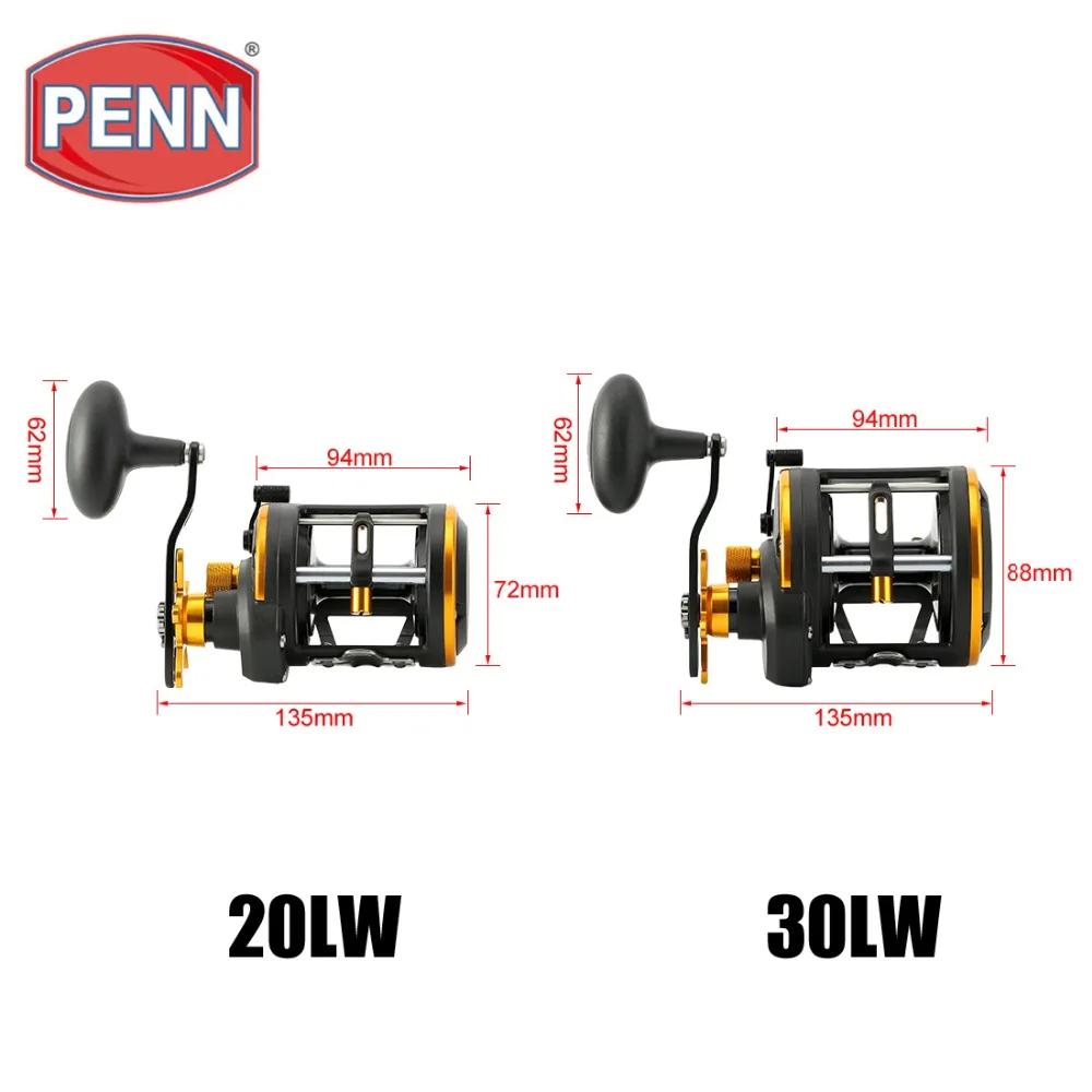 PENN бренд SQUALL Уровень Ветер baitcasing Рыболовная катушка SQL20LW/SQL20LWLH/SQL30LW/SQL30LWLH 3BB 4,9: 1 литье морской воды барабан колеса