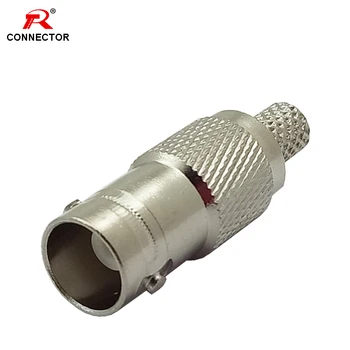 

50pcs BNC FEMALE CRIMP CONNECTOR RG58 RG59 RG6 OPTIONS
