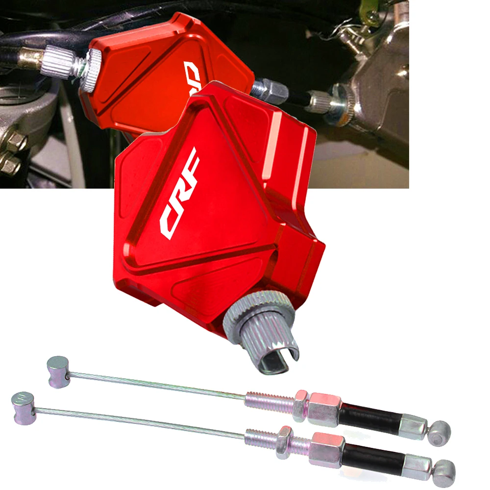 

For HONDA CRF150R CRF125R CRF250R CRF 450R 450RX 250X 450X 150F CRF230F 250L 250M CNC Stunt Clutch Lever Easy Pull Cable System