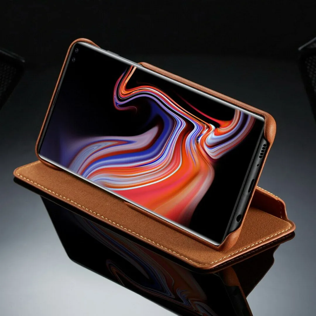 Luxury Leather Phone Case Capa For Samsung Galaxy S10E S10 Plus Flip Stand Leather Wallet Card Cover For Galaxy S10E S10 Plus