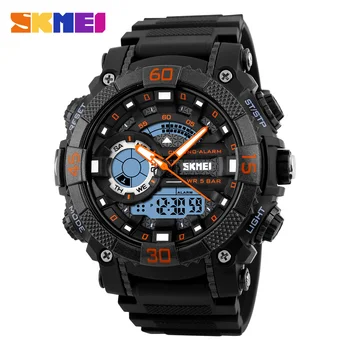 

SKMEI 2017 Fashion Casual Quartz men Watches Luxury Brand Men Military Silicone Men Sports Watch Waterproof Relogio Masculino