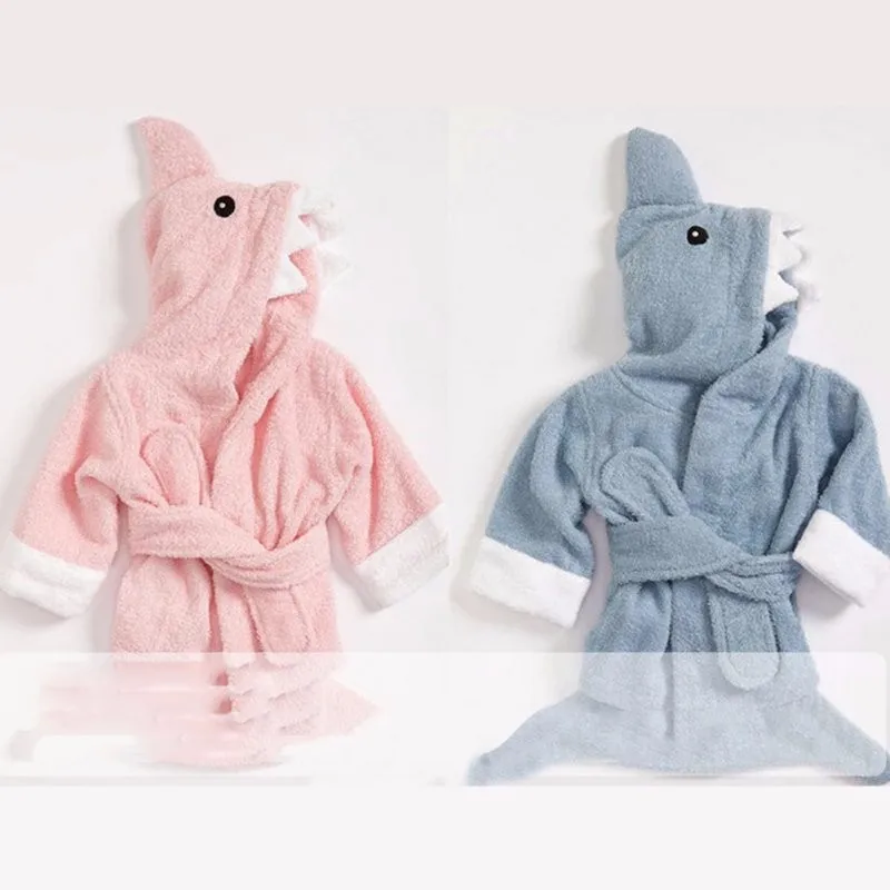 Winter Spring Autumn Animal Style Baby Clothing Boys Girls Robes Cartoon Bathrobe Sleepwear Robe