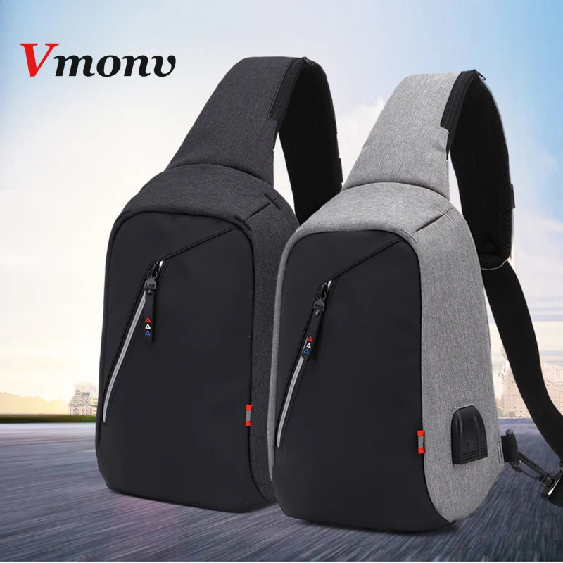 Vmonv USB Rechargeable Laptop Backpack for IPAD Mini Air Pro 9.7 Inch