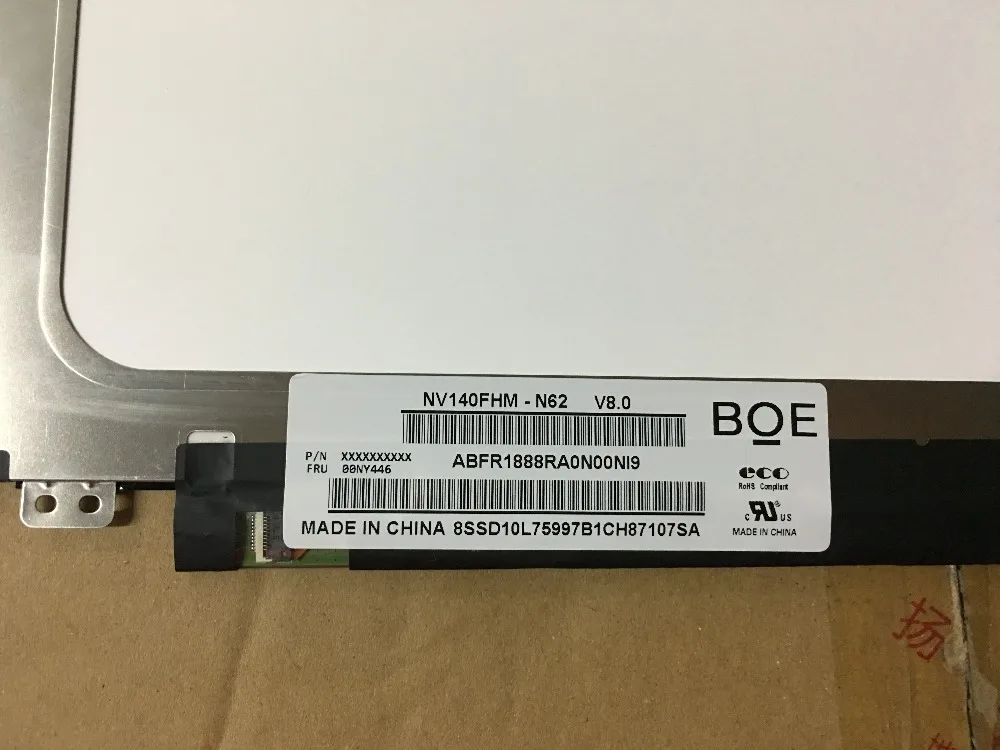 Painel de Exibição Led para Laptop 14.0x1920 Ips Edp 30 Pinos Nv140fohm 62 - Imagem 3