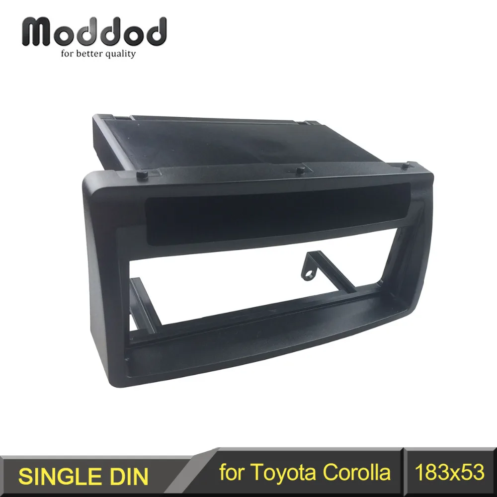 Din Audio Fascia for TOYOTA Corolla w pocket Headunit font b Radio b font CD GPS