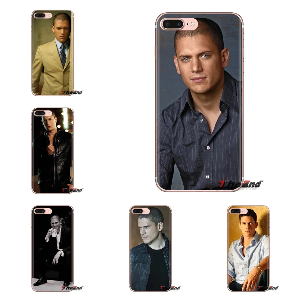 Phone Skin Case For Samsung Galaxy S3 S4 S5 Mini S6 S7 Edge S8 S9 S10 Plus Note 3 4 5 8 9 Wentworth Miller Prison Break USA Star |
