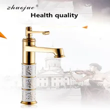 

ZHUO JUE New Design Bathroom Basin Cermet Single Mixer Vessel Sink Handle Faucet