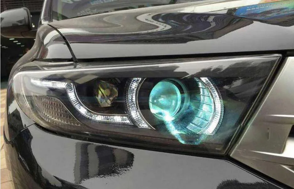 HID, 2012 ~ 2014, автомобиль Стайлинг для фара Highlander, vios, corolla, camry, Hiace, sienna, yaris, Tacoma, Highlander Головной фонарь