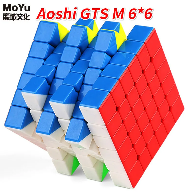 

New MoYu Aoshi GTSM 6x6x6 Magnetic Cube Magic Cube Aoshi GTS M Speed Cube Educational Toys for Children
