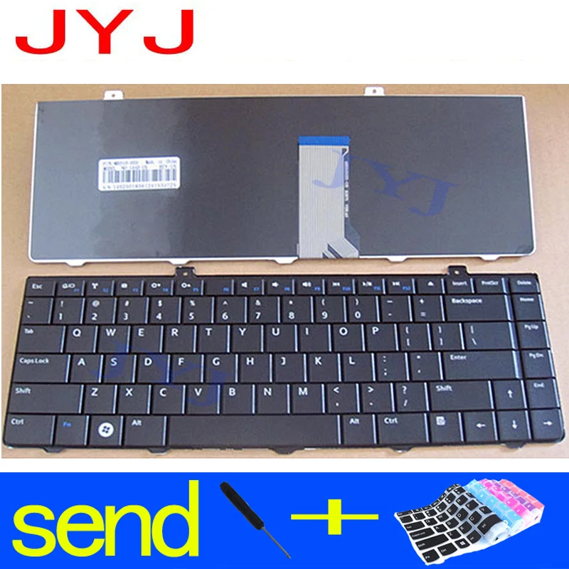 Новая клавиатура для ноутбука Dell Inspiron 1440 1320 PP42L отправляется прозрачная защитная