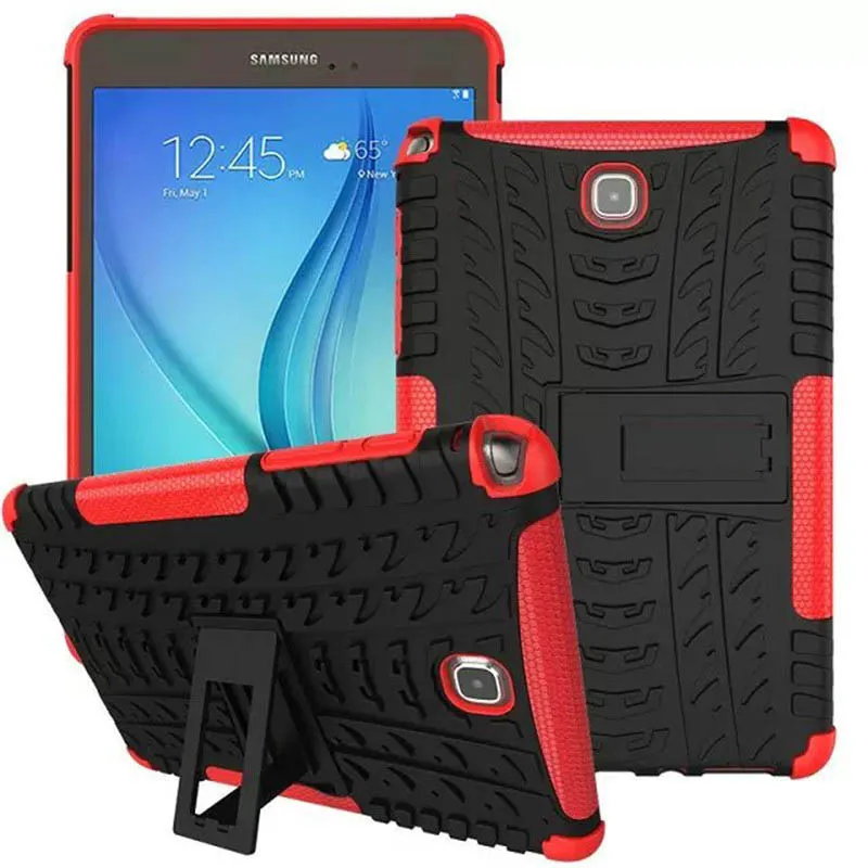 Для Samsung Tab A 8 0 SM T350 T355 P350 P355 &quotчехол для планшета Силиконовый ТПУ + ПК Kickstand двойная